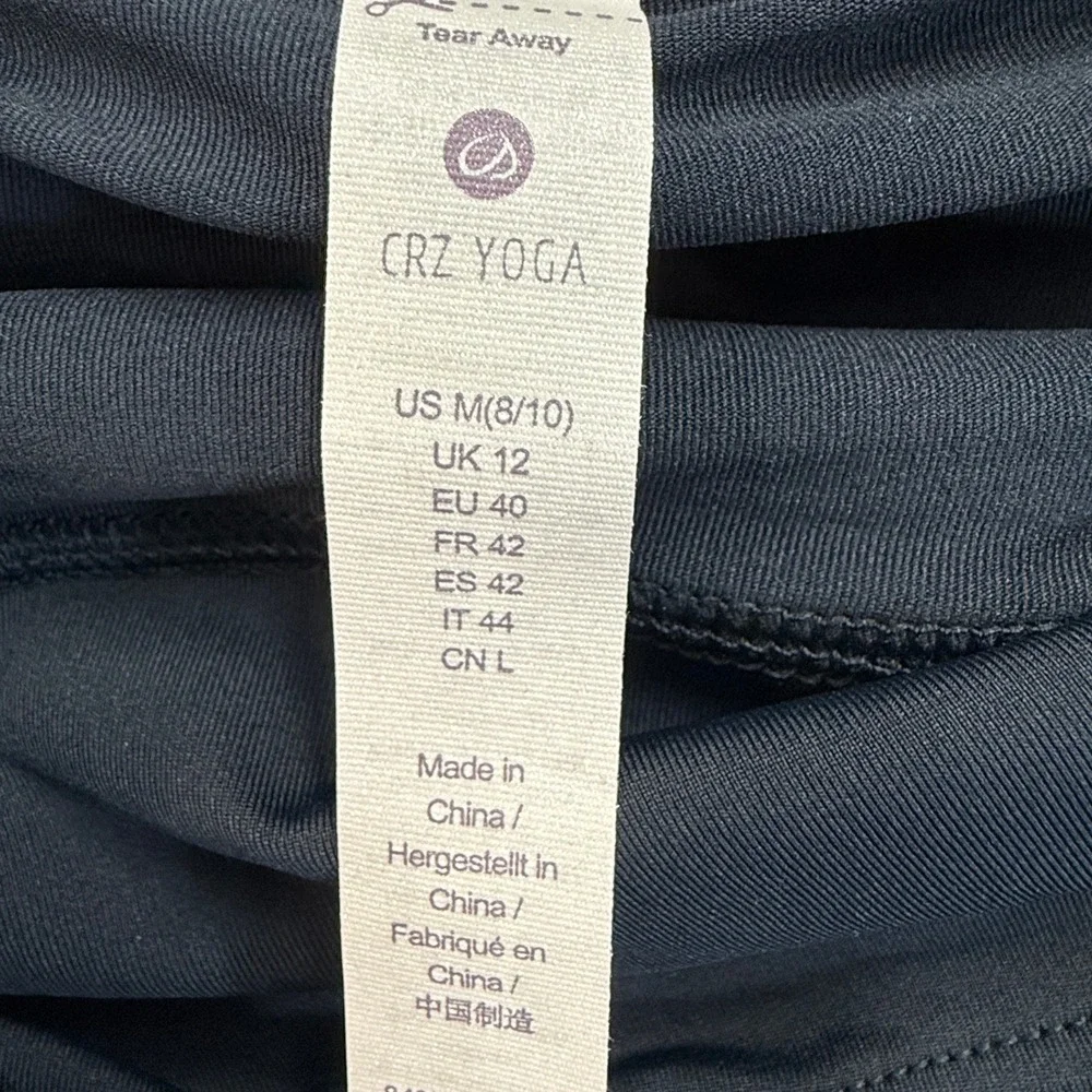 CRZ YOGA Women's UPF 50+ Sports Skirt True Navy Pleated Tennis Skort Size M 8/10 - Picture 5 of 11